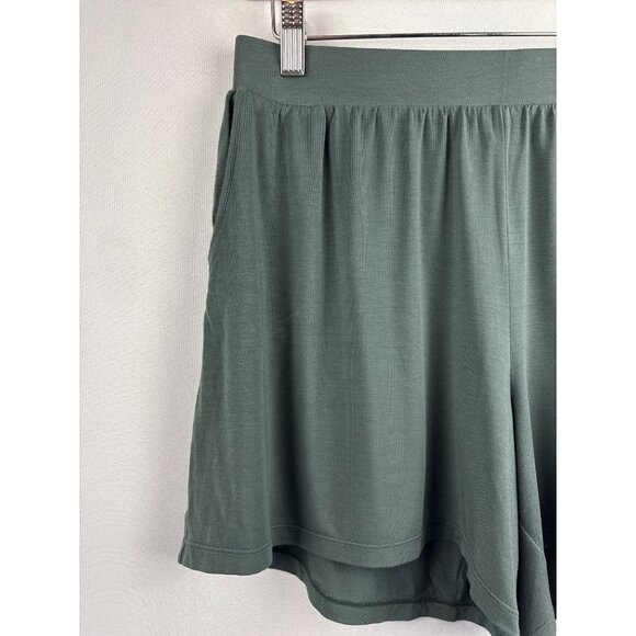 Women’s Small Eberjay Olive Green Bamboo Lounge Shorts - Picture 2 of 5